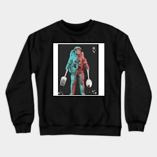 Astronaut Cutlery Crewneck Sweatshirt